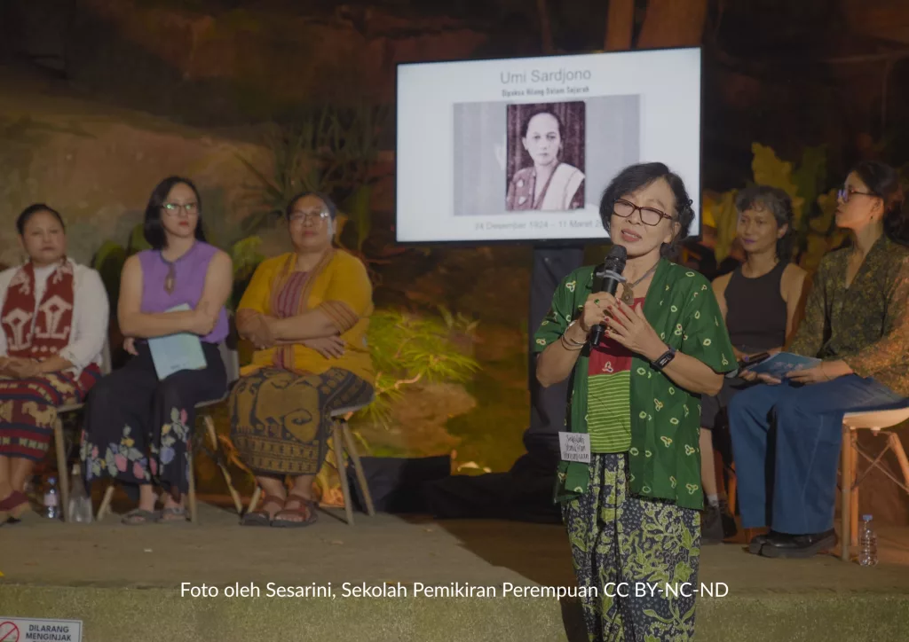 Ruth I Rahayu dalam Sekolah Pemikiran Perempuan pada 18 - 20 Juli 2025 (Sesarini)