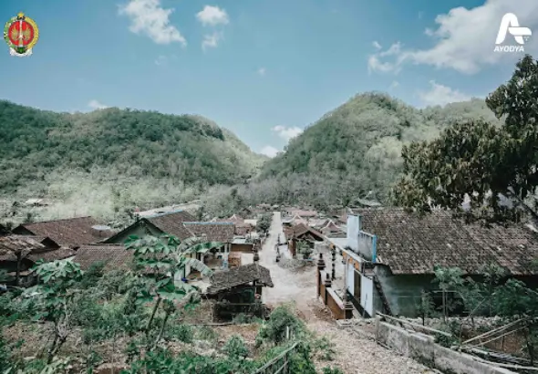 Suasana Desa Wota Wati yang terletak di Lembah Bengawan Solo Purba Gunungkidul (sumber : jogjaprov.go.id)