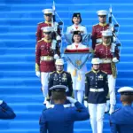 Prosesi kirab budaya dari kawasan Monumen Nasional (Monas) menuju Istana Merdeka menjadi pembuka rangkaian peringatan hari bersejarah bangsa Indonesia pada Senin, 17 Agustus 2026. Foto: BPMI Setpres/Kris
